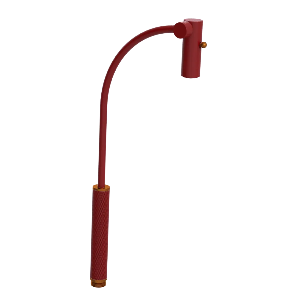 Rubinet Hand Held Shower Bidet Only Maroon