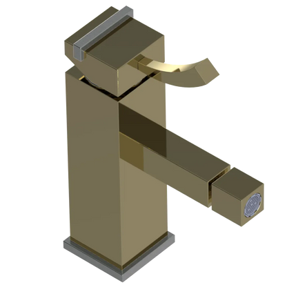 Rubinet Single Control Bidet Fitting (less drain) Natural Brass