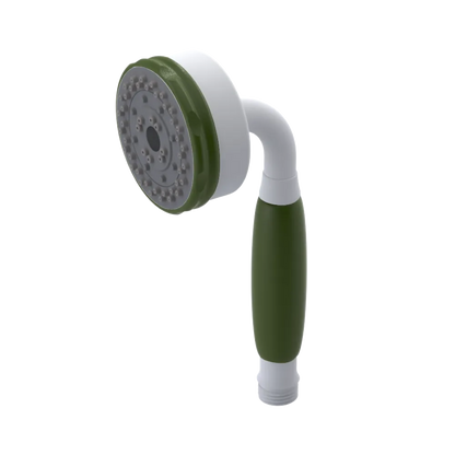 Rubinet 3 Function Hand Held Shower Only Matt White