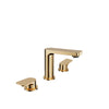 Baril 8" c/c lavatory faucet, drain included
