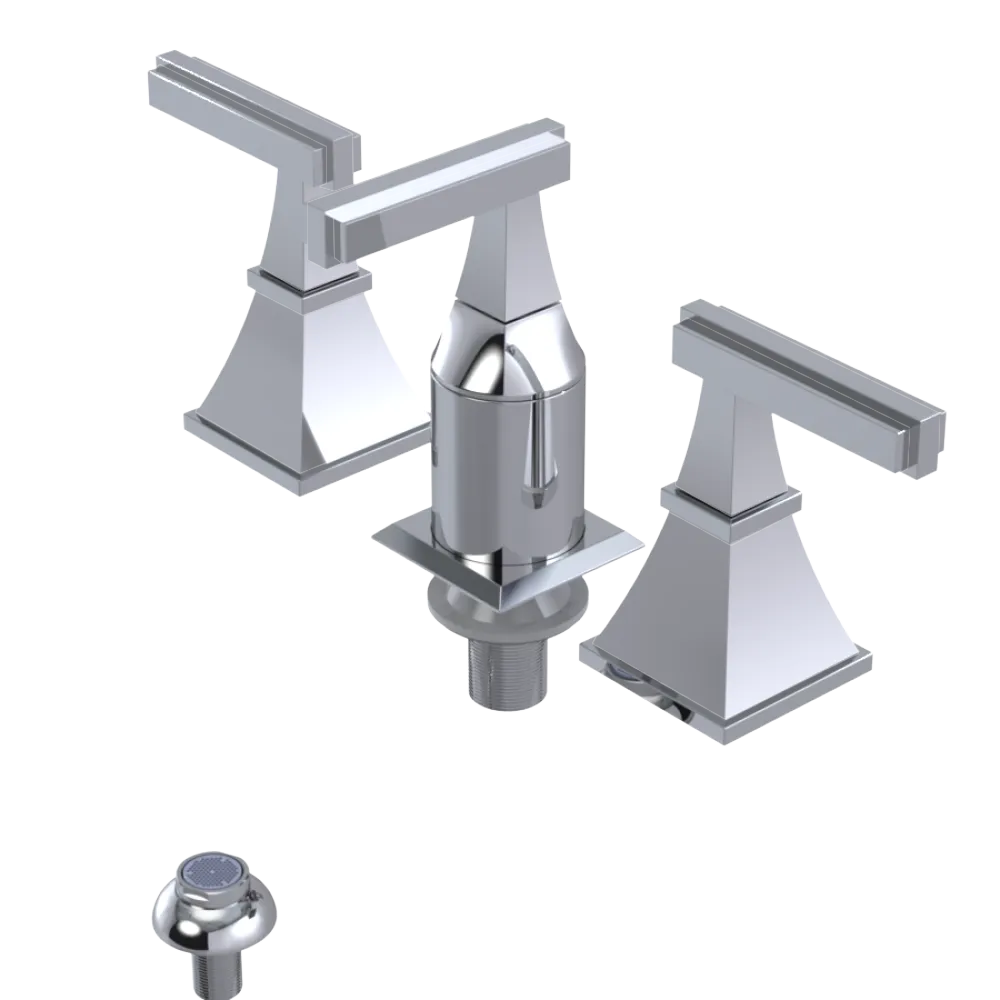 Rubinet Bidet Fitting with Spray, Diverter, and Vacum Breaker (Less Drain) Chrome