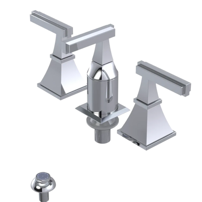 Rubinet Bidet Fitting with Spray, Diverter, and Vacum Breaker (Less Drain) Chrome