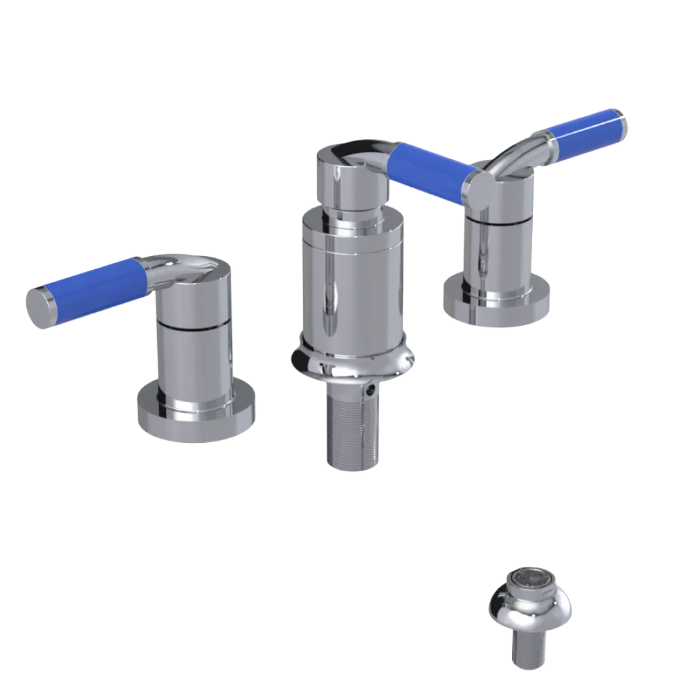 Rubinet Bidet Fitting with Spray, Diverter, and Vacuum Breaker (less drain) Chrome