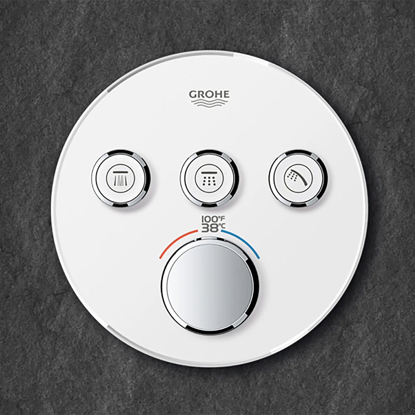 Grohtherm® SmartControl Triple Function Thermostatic Valve Trim