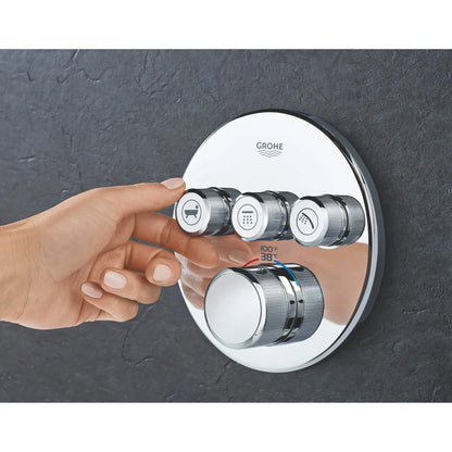 Grohtherm® SmartControl Triple Function Thermostatic Valve Trim