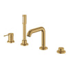 Grohe Essence New 4-Hole Single-Handle Deck Mount Roman Tub Faucet With 6.6 L/Min (1.75 Gpm) Hand Shower