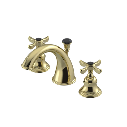 Rubinet Widespread Lav. Set. (less drain) Gold