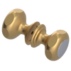 Rubinet Shower Door Knob (set) Satin Gold