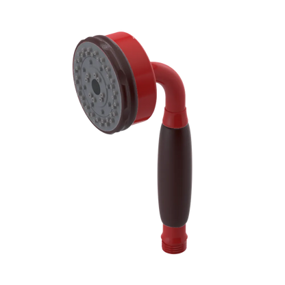 Rubinet 3 Function Hand Held Shower Only Red