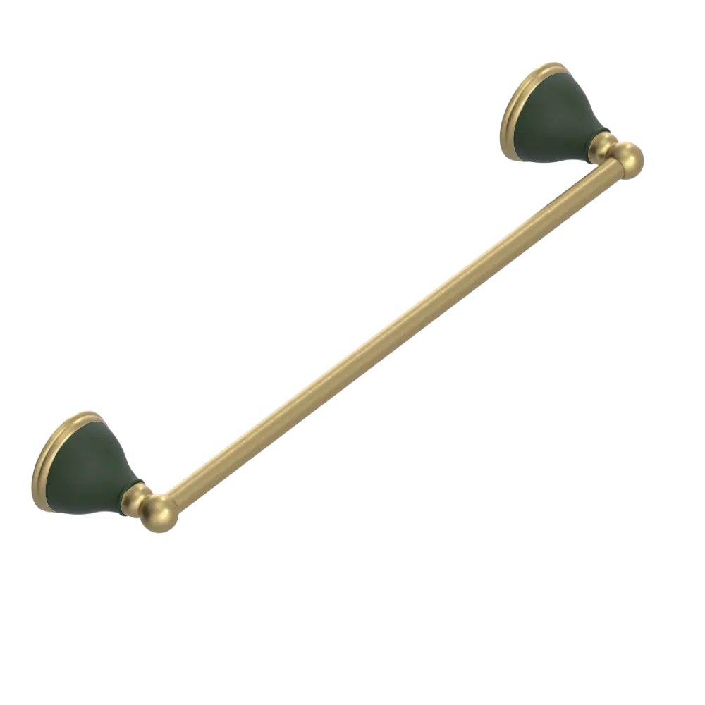 Rubinet Towel Bar 18" Satin Brass