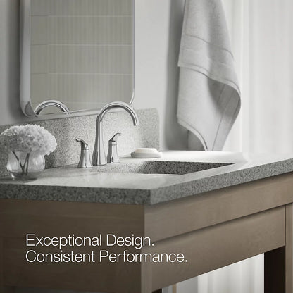 Simplice® Widespread bathroom sink faucet, 0.5 gpm