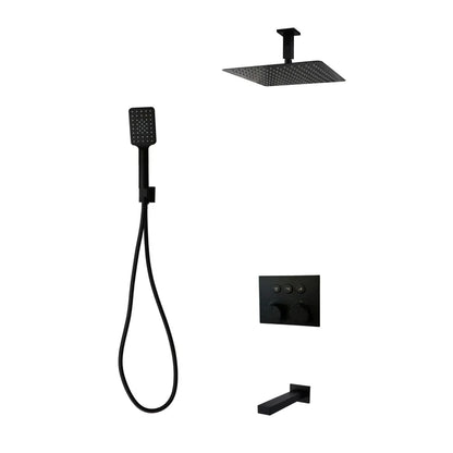 Diamond Push-Button Three Way Thermostatic System-Kit 4