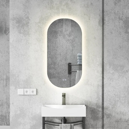 Kodaen MODERNO Runway Style Backlit Frameless Bathroom LED Mirror - LM824B