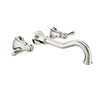 Baril Wall-mounted lavatory faucet, drain not included