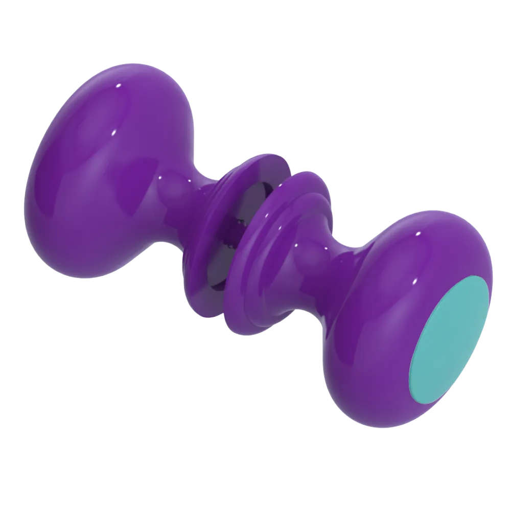Rubinet Shower Door Knob (set) Purple Haze