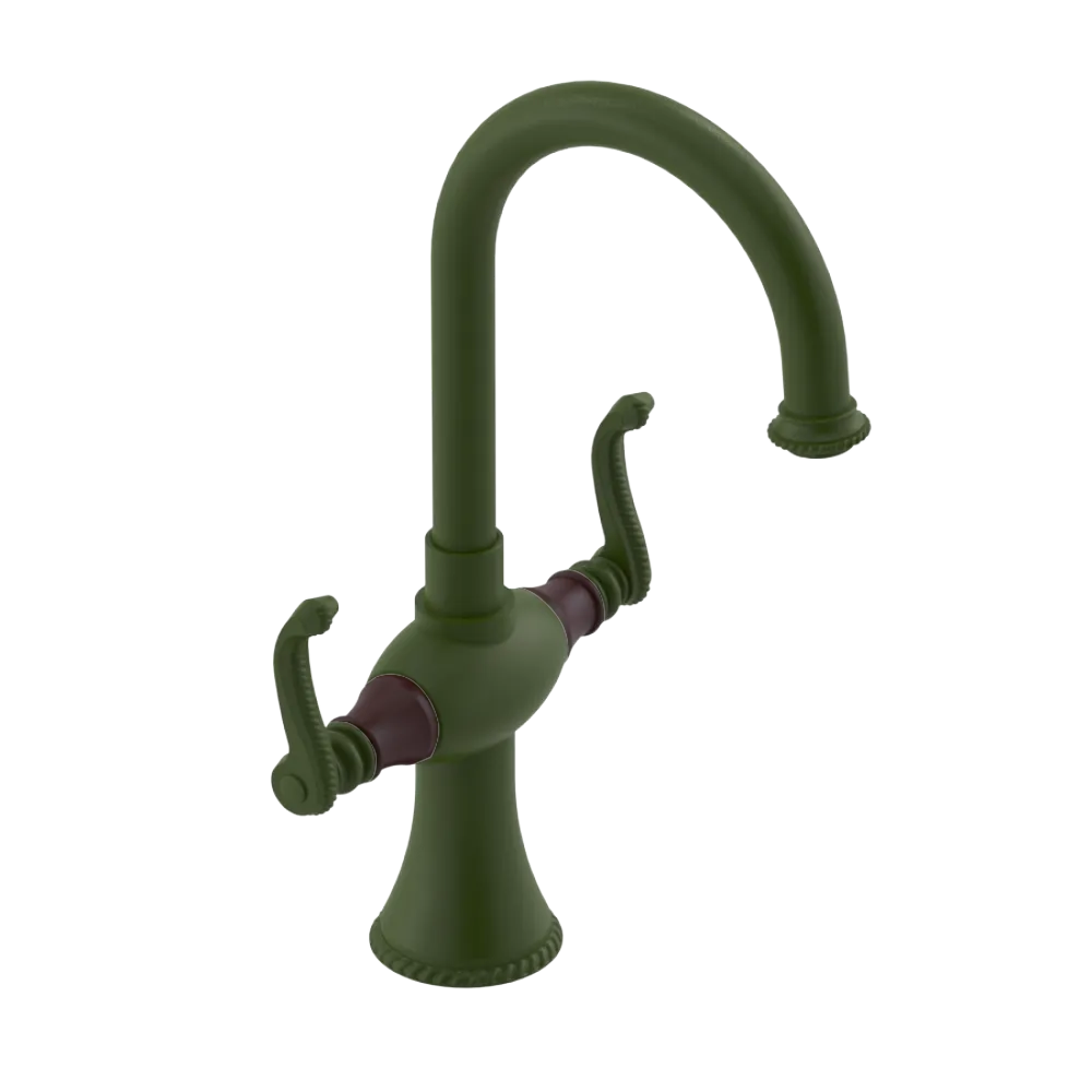 Rubinet Single Hole Dual Handle Lav. Set. (less drain) Green Envy