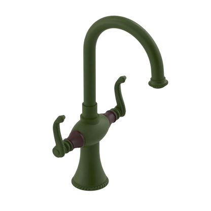 Rubinet Single Hole Dual Handle Lav. Set. (less drain) Green Envy