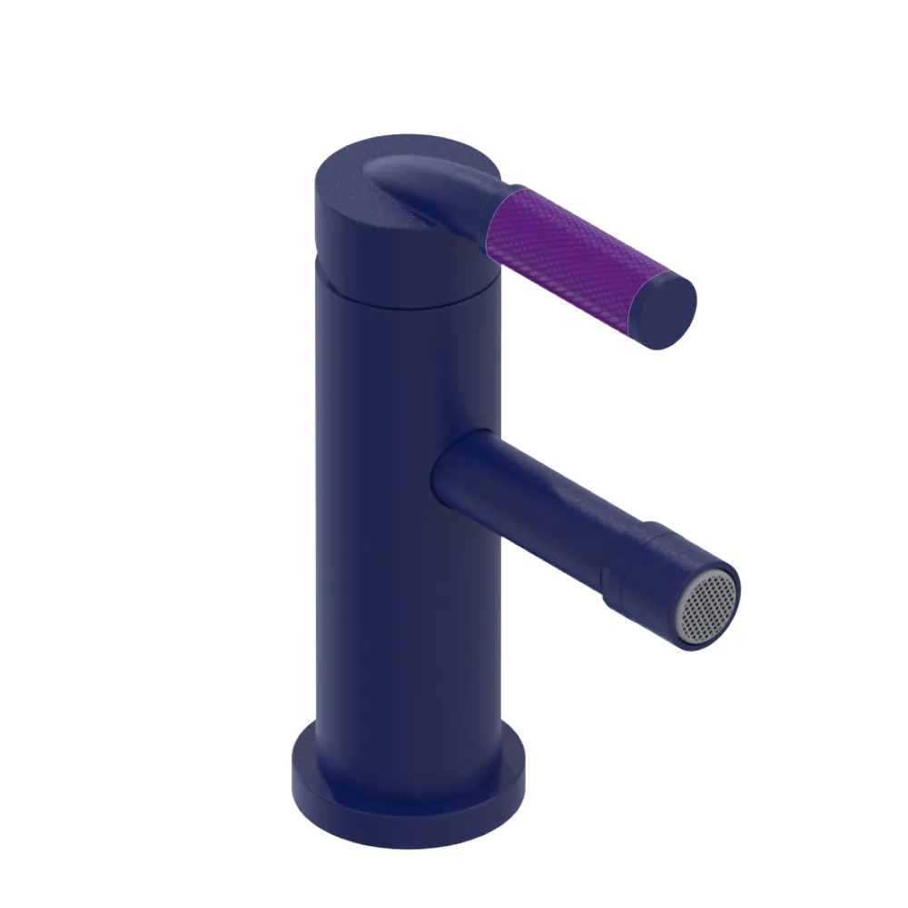 Rubinet Single Control Bidet Fitting (less drain) Midnight Blue