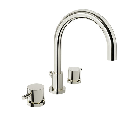 Baril 8" c/c lavatory faucet, drain included