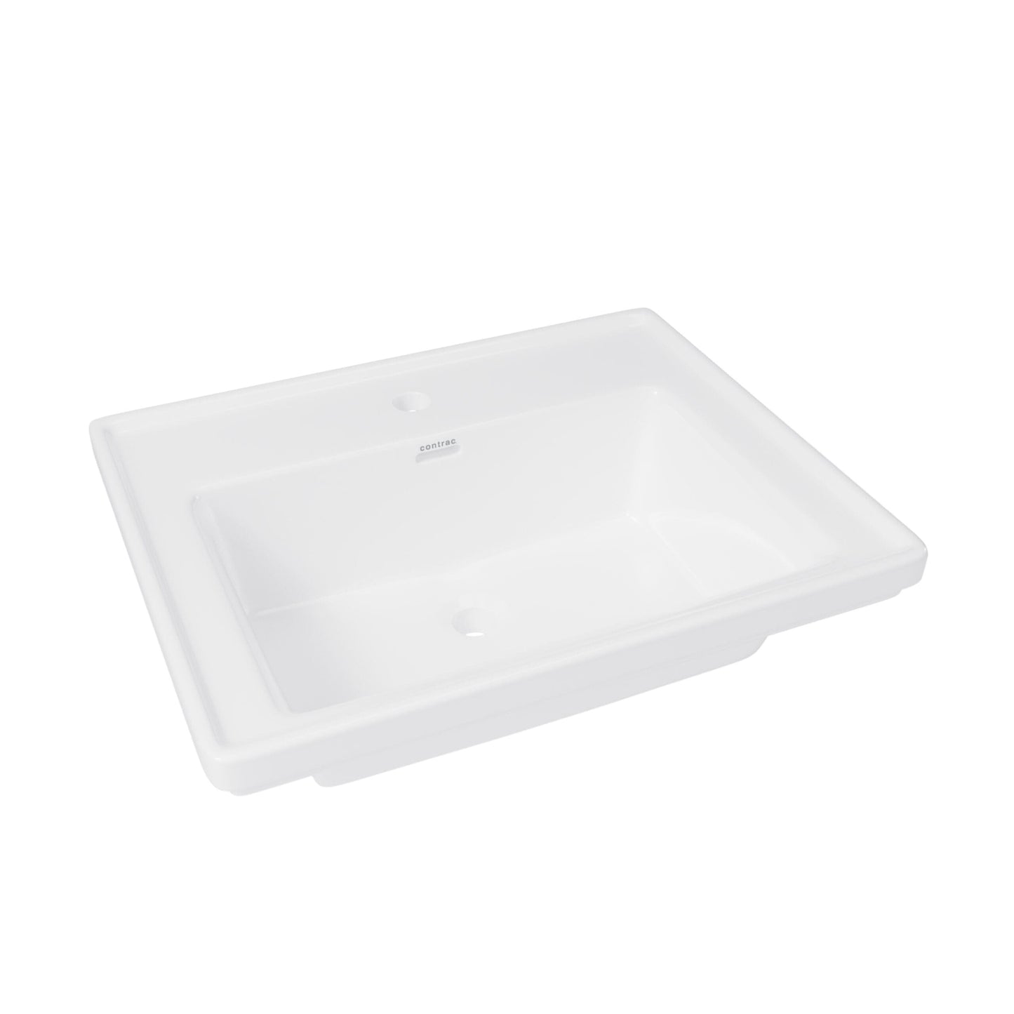 Contac Castlefield – 13-1525A-W –  Rectangular Drop-In Sink