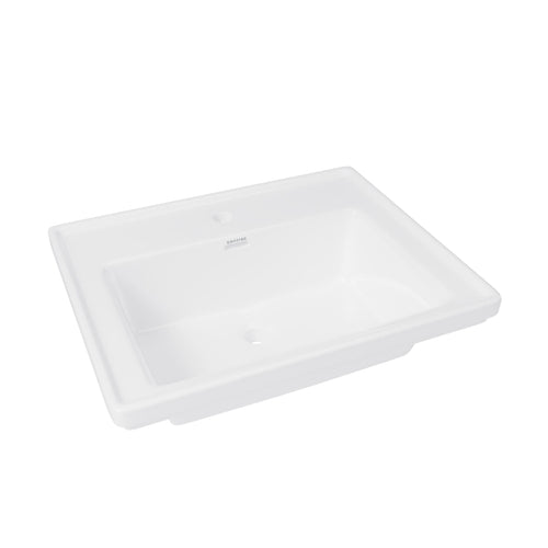 Contac Castlefield – 13-1525A-W –  Rectangular Drop-In Sink