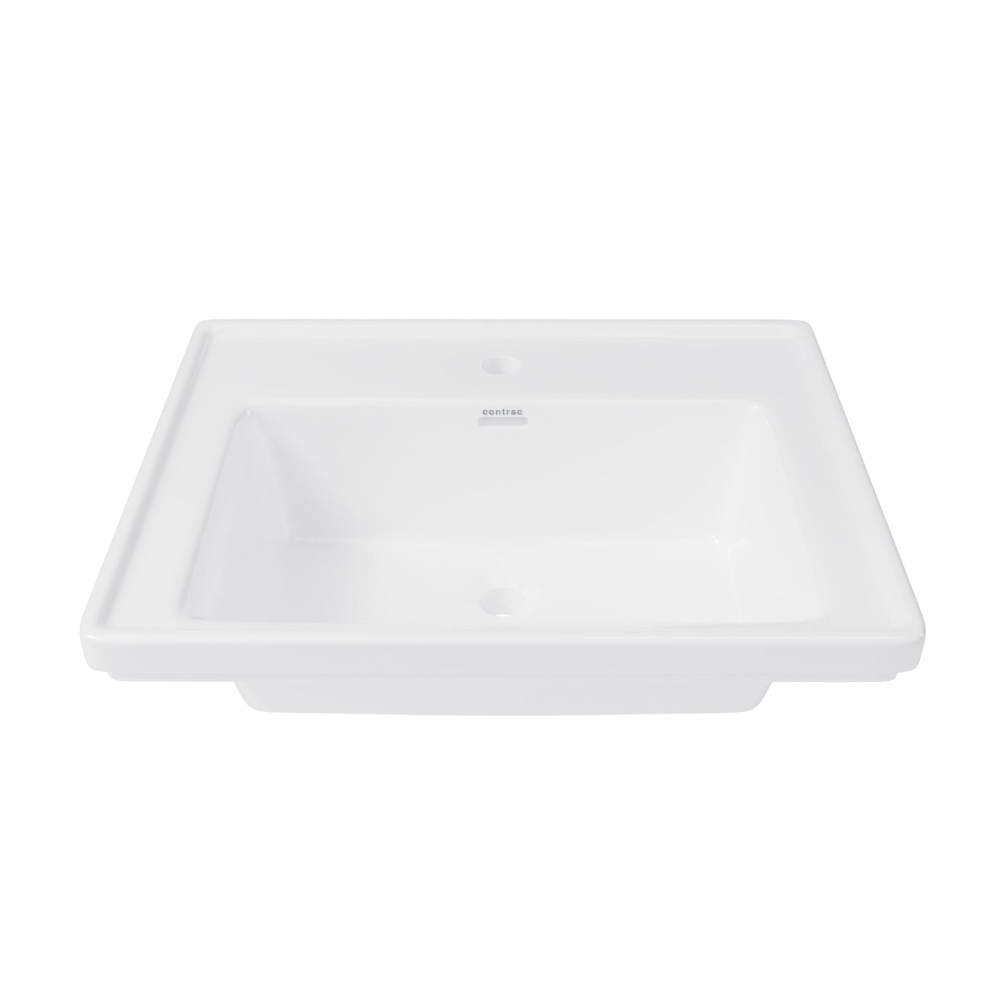 Contac Castlefield – 13-1525A-W –  Rectangular Drop-In Sink