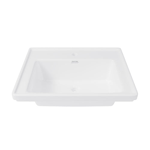 Contac Castlefield – 13-1525A-W –  Rectangular Drop-In Sink