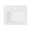 Contac Castlefield – 13-1525A-W –  Rectangular Drop-In Sink