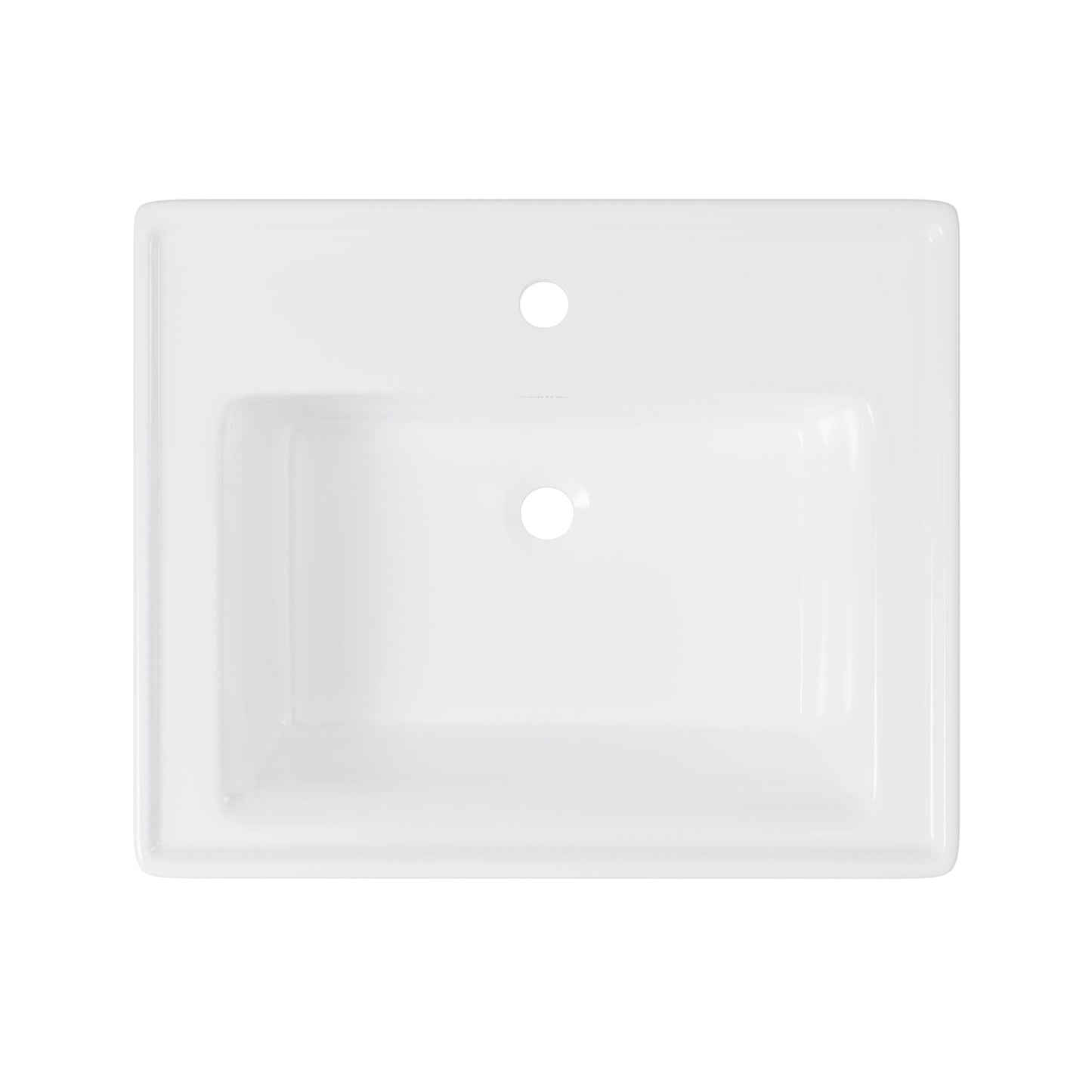 Contac Castlefield – 13-1525A-W –  Rectangular Drop-In Sink