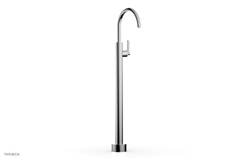 Phylrich BASIC Tall Floor Mount Tub Filler - Lever Handle D130-44-02