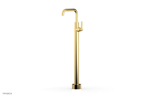 Phylrich BASIC Tall Floor Mount Tub Filler - Lever Handle D130-45-02