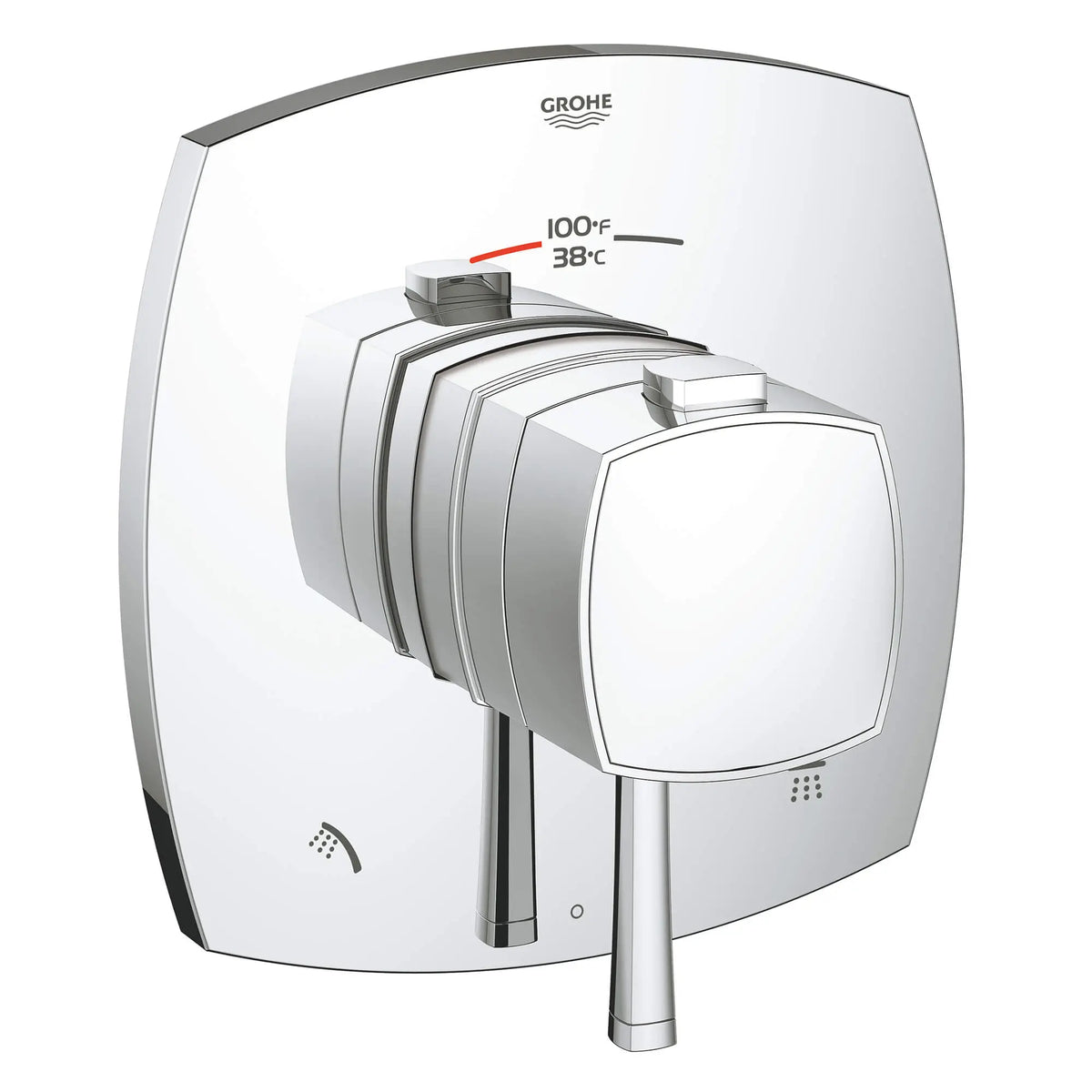 GROHE Grandera Dual Function Thermostatic Valve Trim – 19947