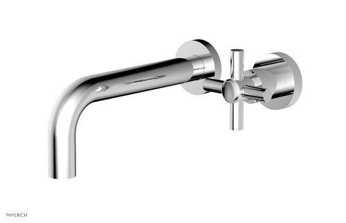 Phylrich Basic Single Handle Wall Lavatory Set - Cross Handle D131-15