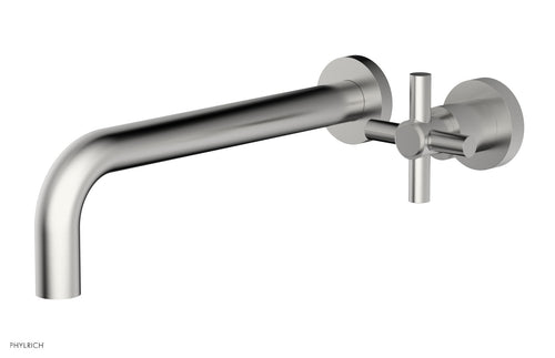 Phylrich Basic 10" Single Handle Wall Lavatory Set - Cross Handle D131-16