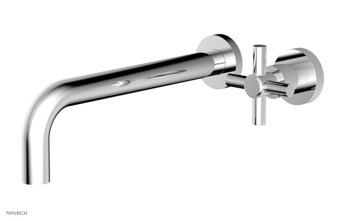 Phylrich Basic 10" Single Handle Wall Lavatory Set - Cross Handle D131-16