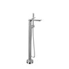 Baril Floor-mounted tub filler with hand shower