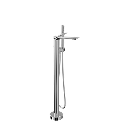Baril Floor-mounted tub filler with hand shower
