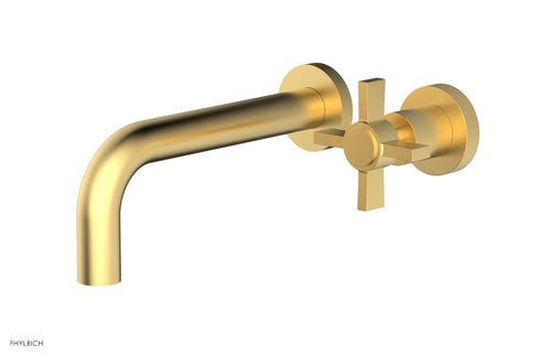Phylrich Basic Single Handle Wall Lavatory Set - Cross Handle D132-15