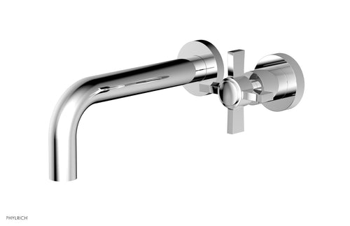 Phylrich Basic Single Handle Wall Lavatory Set - Cross Handle D132-15