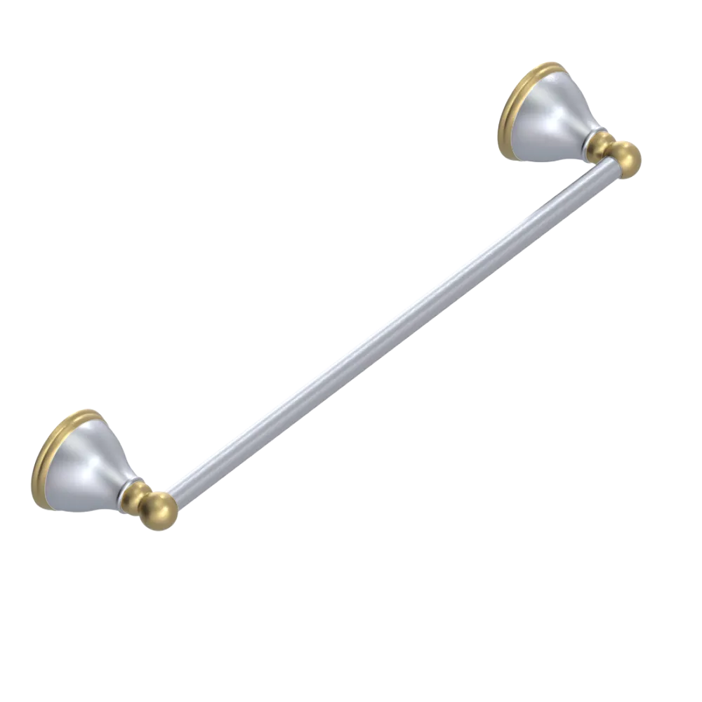 Rubinet Towel Bar 18" Satin Chrome