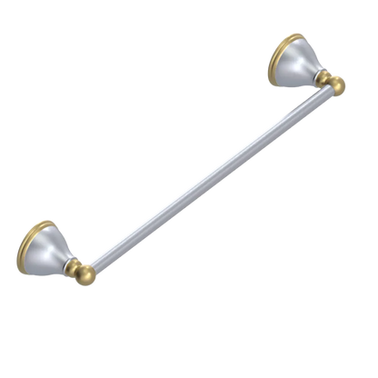 Rubinet Towel Bar 18" Satin Chrome