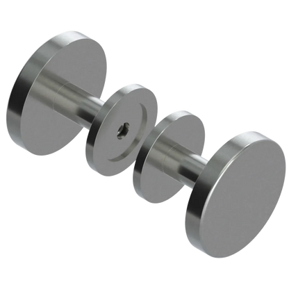 Rubinet Shower Door Knob (set) Satin Nickel