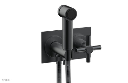 Phylrich BASIC Wall Mounted Bidet, Tubular Cross Handle 134-65