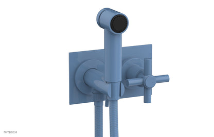 Phylrich BASIC Wall Mounted Bidet, Tubular Cross Handle 134-65