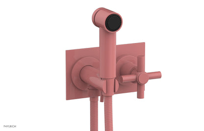 Phylrich BASIC Wall Mounted Bidet, Tubular Cross Handle 134-65