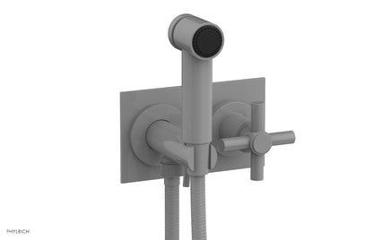 Phylrich BASIC Wall Mounted Bidet, Tubular Cross Handle 134-65