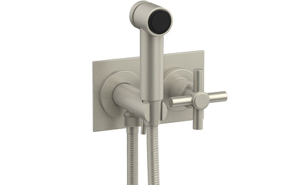 Phylrich BASIC Wall Mounted Bidet, Tubular Cross Handle 134-65