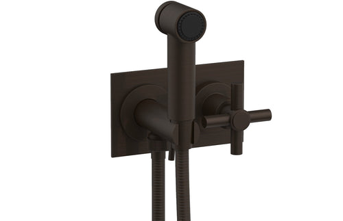 Phylrich BASIC Wall Mounted Bidet, Tubular Cross Handle 134-65