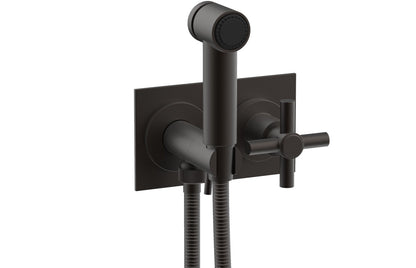 Phylrich BASIC Wall Mounted Bidet, Tubular Cross Handle 134-65
