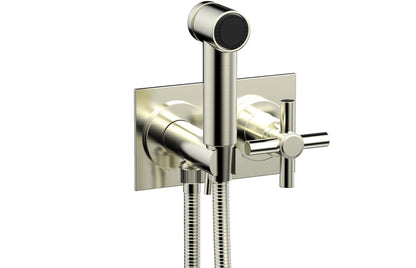 Phylrich BASIC Wall Mounted Bidet, Tubular Cross Handle 134-65